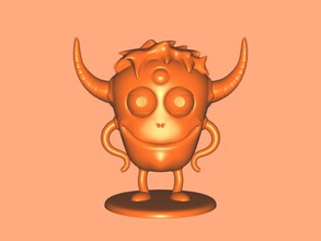 funny berry free 3d model - download stl file Toys Animals mutant horns 3d print model - Mito3D