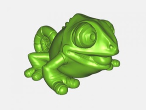funny chameleon toys animals 3d print model - Mito3D