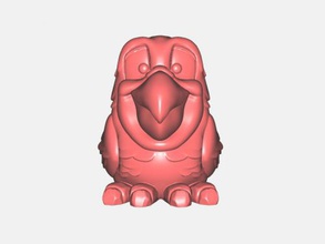 divertente pappagallo gratuita modello 3d - scaricare il file stl I giocattoli cartoni animati cartoon parrot figurina 3d print model - Mito3D