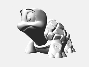 funny turtle toys cartoons 3d print model - Mito3D