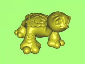 komik kaplumbağa oyuncaklar hayvanlar 3d print model - Mito3D