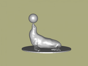 fur seal toys animals 3d print model - Mito3D