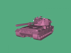 fv215b free 3d model - download stl file Toys Machinery english universal tank 3d print model - Mito3D