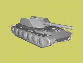 g99 rhb waffentrager Kostenlose 3d-Modell - download-stl-Datei Spielzeug Maschinen tank destroyer rheinmetall-borsig Unternehmen stl-Datei 3d print model - Mito3D