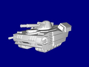 gal-200 free 3d model - download stl file Toys Games light tank battletech 3d print model - Mito3D