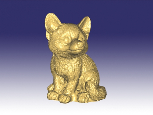 Garten fox Kostenlose 3d-Modell - download-stl-Datei Spielzeug Tiere kleiner Fuchs statue stl-Datei 3D print model - Mito3D