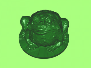garden toad free 3d model - download stl file Toys Animals figurine gadren 3d print model - Mito3D