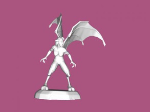 gargoyle female toys games 3d print model - Mito3D