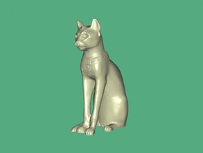 gayeranderson gato arte escultura 3d print model - Mito3D