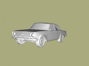 gaz 2410 free 3d model - download obj file Toys Machinery soviet car representation class 3d print model - Mito3D