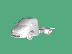 gazelle-wrecker free 3d model - download stl file Toys Machinery russian cargo machine 3d print model - Mito3D