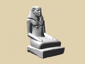 gebu libre modelo 3d - descargar archivo stl Art Escultura estatua del templo de karnak 3d print model - Mito3D