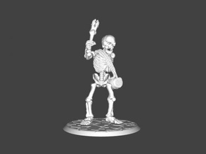 giant skeleton free 3d model - download stl file Toys Cartoons scary armed 3d print model - Mito3D