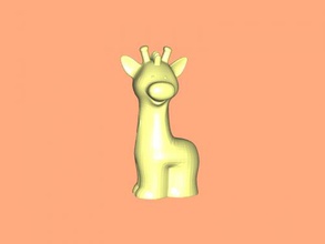 giraffe obj toys animals 3d print model - Mito3D