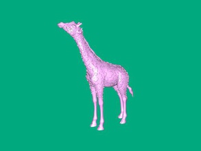 giraffa amore gratuita modello 3d - scaricare il file stl I giocattoli Animali sacco cuori 3d print model - Mito3D