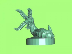 girck livre modelo 3d - download de arquivo stl Brinquedos Jogos worm ventosas herói masmorras pavor 3d print model - Mito3D