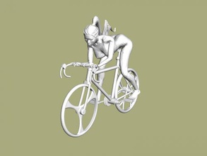girl bike free 3d model - download stl file Toys People beautiful naked cyclist stl file 