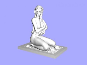 mädchen statue spielzeuge 3d print model - Mito3D