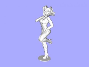 girl in a suit toys people 3d print model - Mito3D