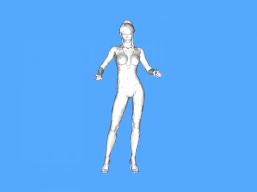 girl in thong obj toys people 3D print model - Mito3D