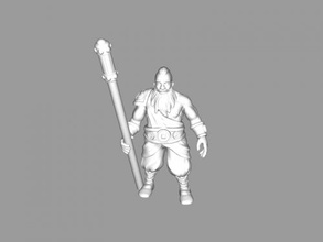 gnomo monge brinquedos desenhos animados 3d print model - Mito3D