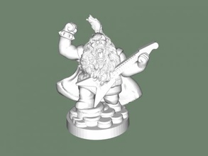 gnome rock star jouets dessins animés 3d print model - Mito3D