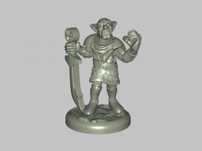 goblin in armor toys cartoons 3d print model - Mito3D