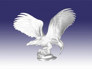 golden eagle free 3d model - download stl file Toys Animals big beautiful bird stl file 