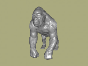 gorilla giocattoli animali 3d print model - Mito3D