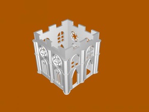 gothic building art architecture 3d print model - Mito3D