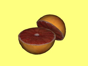 grapefruit free 3d model - download obj file Home Kitchen sour fruit textures 3d print model - Mito3D