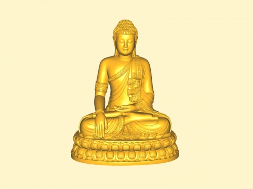 great buddha of thailand art sculpture 3D print model - Mito3D