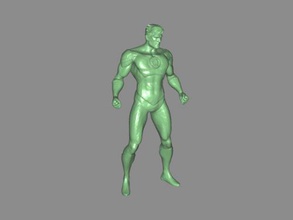 verde lanterna giocattoli cartoni animati 3d print model - Mito3D