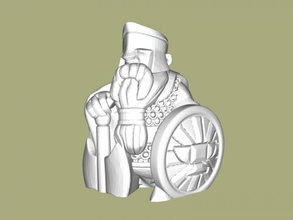 guardian dwarf toys games 3d print model - Mito3D