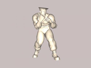 guile toys games 3d print model - Mito3D