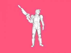 gunner free 3d model - download stl file Toys Games skilled soldier fallout 4 3d print model - Mito3D