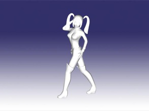 h quinzel free 3d model - download stl file Toys Films beautiful girl figurine 3d print model - Mito3D