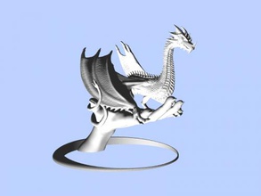 mano drago giocattoli animali 3d print model - Mito3D