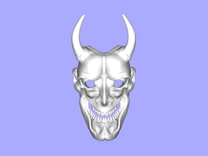 hannya masque mode ornements 3d print model - Mito3D