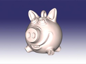 glücklich schwein spielzeuge tiere 3d print model - Mito3D