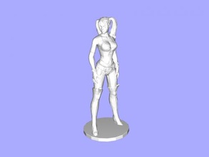 harley quinn figura brinquedos 3d print model - Mito3D