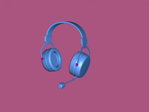 headphones microphone free 3d model - download obj file Home Accessories irreplaceable accessory gamer 3d print model - Mito3D