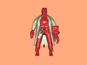 hellboy obj toys cartoons 3d print model - Mito3D