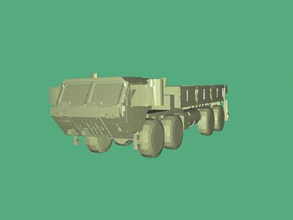 hemtt free 3d model - download stl file Toys Machinery eight wheel us military truck 3d print model - Mito3D