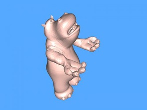 hippo stand free 3d model - download stl file Home Accessories holder your pens 3d print model - Mito3D