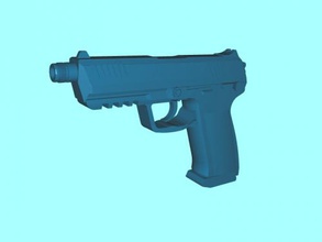 hk45 toys weapon 3d print model - Mito3D