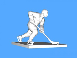 hockey player toys people 3d print model - Mito3D