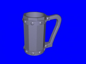 holder viking mug free 3d model - download stl file Home Kitchen banks energy drinks 3d print model - Mito3D