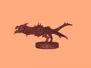 holey dragão 3d sem modelo - download de arquivo stl Brinquedos Animais figurine voronoi estilo ficheiro 3d print model - Mito3D