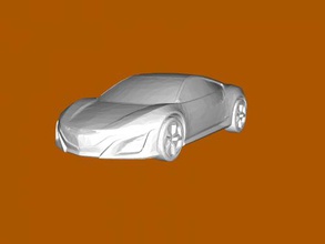 honda nsx free 3d model - download stl file Toys Machinery car sold under name acura 3d print model - Mito3D